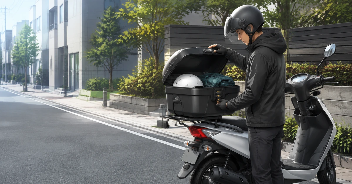 【9月4日】GIVI E20NW 39Lリアボックスが25%OFF｜配達員向けにサイズと注意点を確認